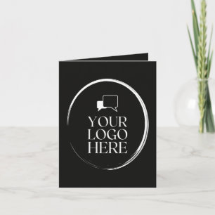 Your Logo Here Modern Holiday Card