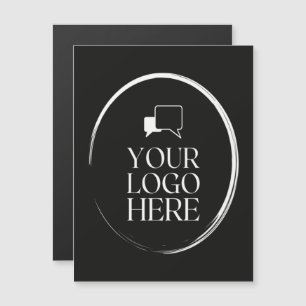 Your Logo Here Modern Magnetic Invitation