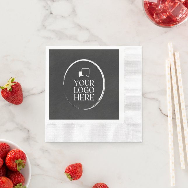 Your Logo Here Modern Napkin (Insitu)