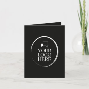 Your Logo Here Modern Note Card