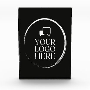 Your Logo Here Modern Photo Block