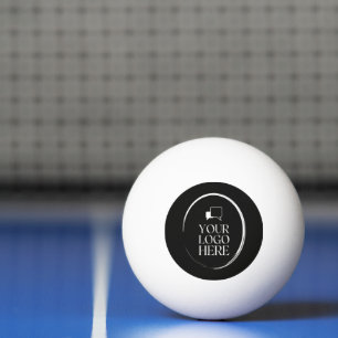 Your Logo Here Modern Ping Pong Ball