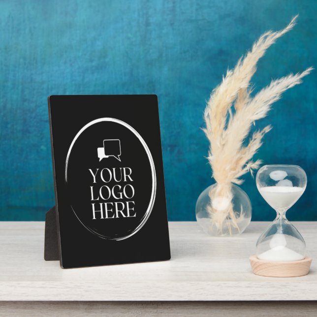 Your Logo Here Modern Plaque (Side)