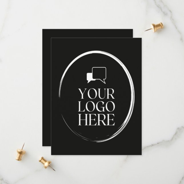 Your Logo Here Modern  Save The Date (Front/Back In Situ)
