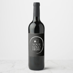 Your Logo Here Modern Wine Label
