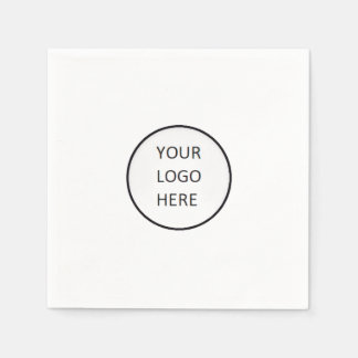 Your logo here napkin