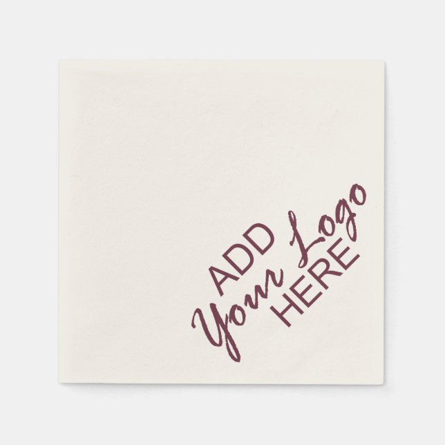 Your logo here napkins (Front)