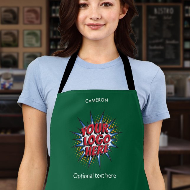 Your Logo Here - Simple Custom Business Apron (Creator Uploaded)