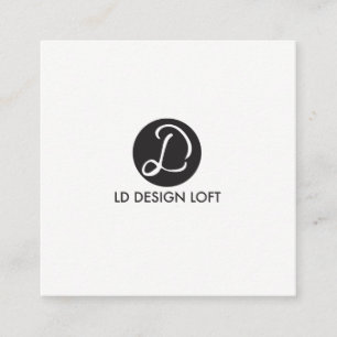 Your Logo Here, simple, Customisable business card