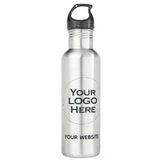 Your Logo Here - Standard White Ceramic Coffee 710 Ml Water Bottle