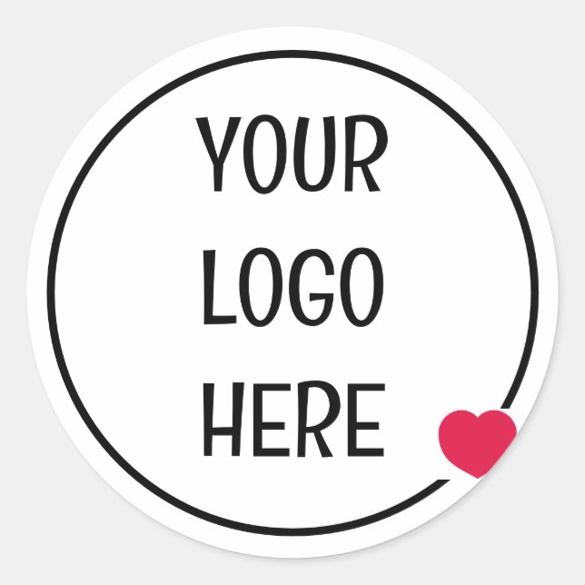 Your Logo Here Sticker (Front)