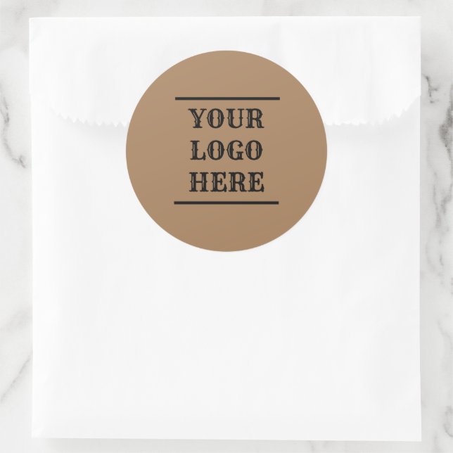Your Logo Here Sticker (Bag)