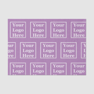 Your Logo Here Template Lavender Tissue Paper