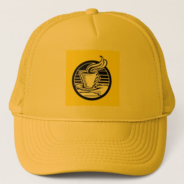 your logo here  trucker hat (Front)