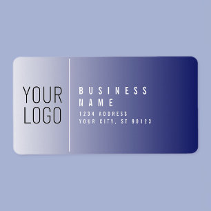 Your Logo Here   White & Editable Colour Label