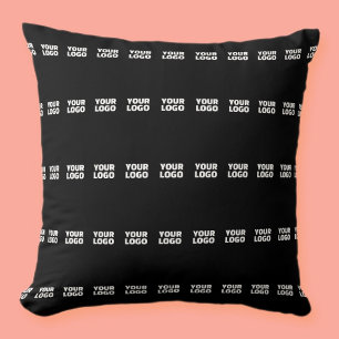 Your Logo   Horizontally Tiled Stripe Pattern  Cushion