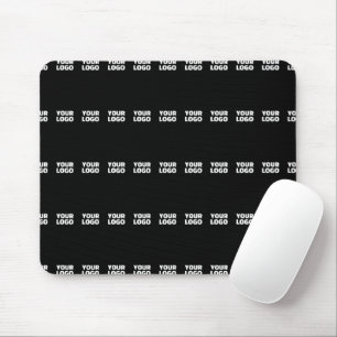Your Logo   Horizontally Tiled Stripe Pattern  Mouse Mat