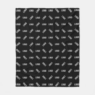 Your Logo/Image   Unique Modern Geometric Patten Fleece Blanket