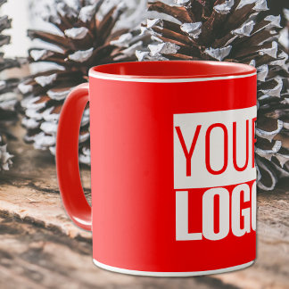 Your logo in bright red Mug