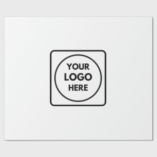 Your Logo   Modern Corporate Custom Business Brand Wrapping Paper