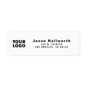 Your Logo   Modern Customisable Return Address