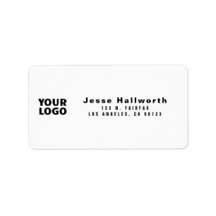 Your Logo   Modern Customizable Return Address Label