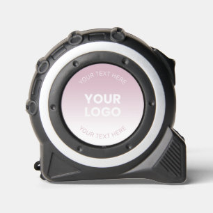 Your Logo Modern Dusty Pink & White Ombre 1