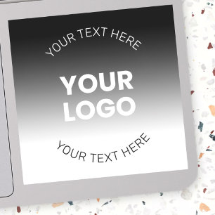 Your Logo   Modern Editable Black & White Gradient
