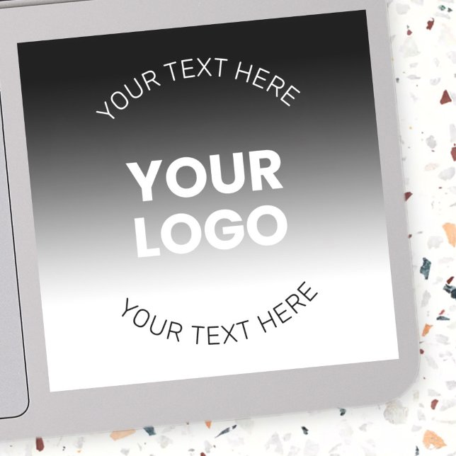 Your Logo | Modern Editable Black & White Gradient (Creator Uploaded)