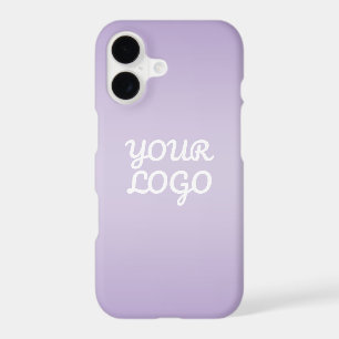 Your Logo & Modern Simple Ombre   Dark Gray
