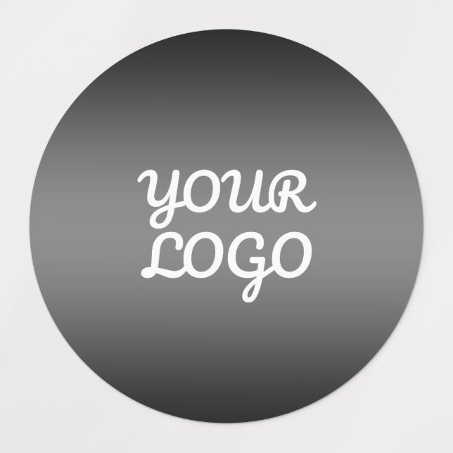 Your Logo & Modern Simple Ombre | Waterproof (Design 1)