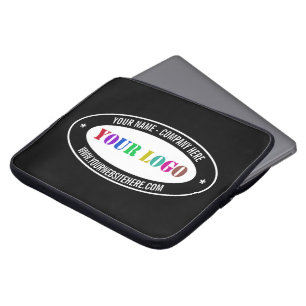 Your Logo Name Promotional Personalised Colours Laptop Sleeve
