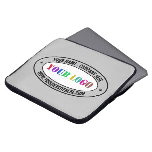 Your Logo Name Promotional Personalised Office Laptop Sleeve
