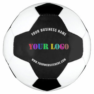 Your Logo Name Website and Colour Promo Soccer Bal Football