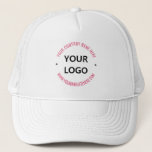 Your Logo Name Website and Colours Trucker Hat<br><div class="desc">Custom Colorsand Font Trucker Hat with Your Business Logo Name Website - Info Professional Stamp Design Promotional Hats / Gift - Add Your Logo - Image / Name - Company / Website or other Info . Text - Resize and move or remove and add elements / text with customisation tool....</div>