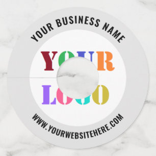 Your Logo Name Website Business Wine Glass Tag