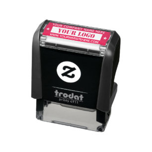 Your Logo Name Website Colours Professional Stamp