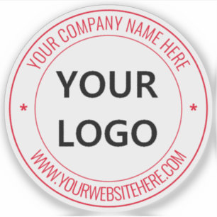 Your Logo Name Website Colours Promotional Sticker