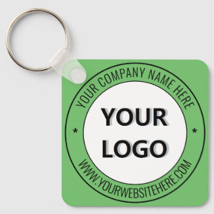 Your Logo Name Website Promotion Business Keychain