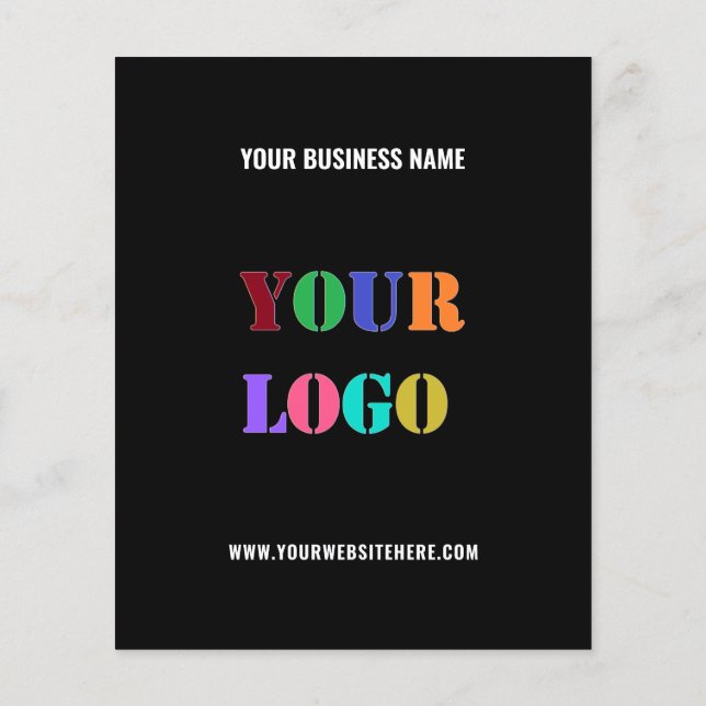 Your Logo Name Website Promotional Company Flyer (Back)