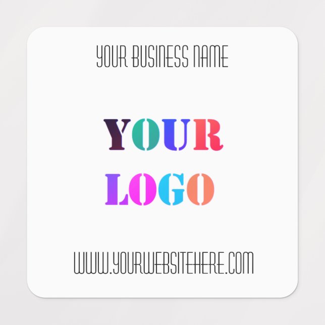 Your Logo Name Website Promotional Personalised (Design 2)