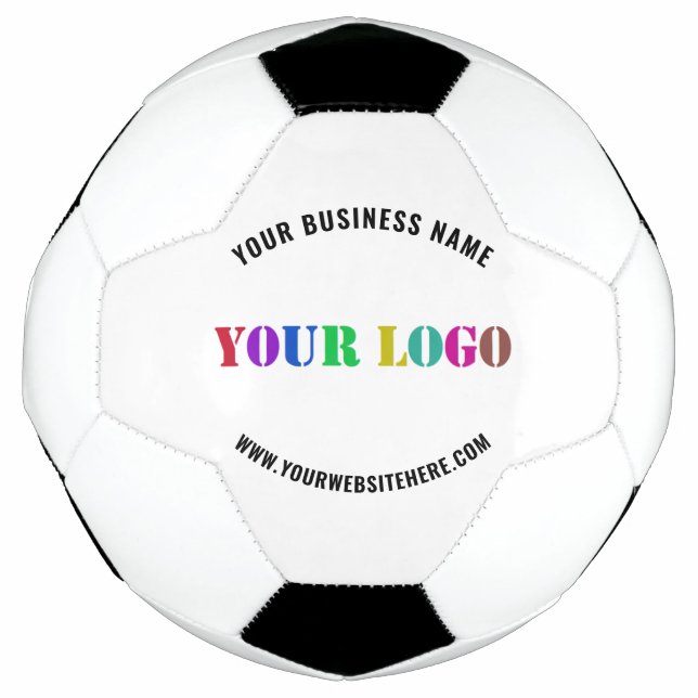 Your Logo Name Website Promotional Soccer Ball (Front)