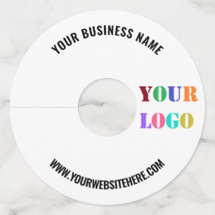 Your Logo Name Website Promotional Wine Glass Tag