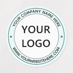 Your Logo Name Website Stamp Design Colours Labels