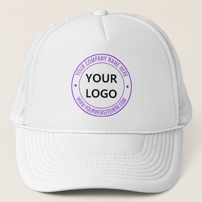 Your Logo Name Website Trucker Hat - Promotional (Front)