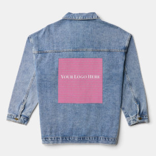 Your Logo On A Denim Jacket