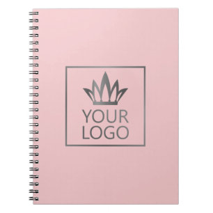 Your Logo on Any Colour Background Notebook