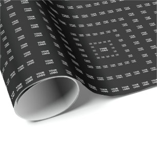 Your Logo or Any Design/Image Square Pattern Wrapping Paper