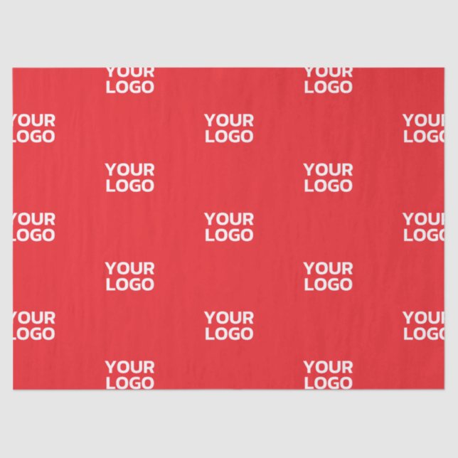 Your Logo or any Image/Design Automatically Tiled Tissue Paper (Front)