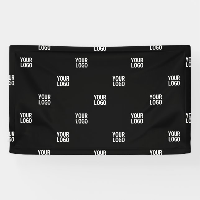 Your Logo or Any Image | Diagonal Stripes  Banner (Horizontal)